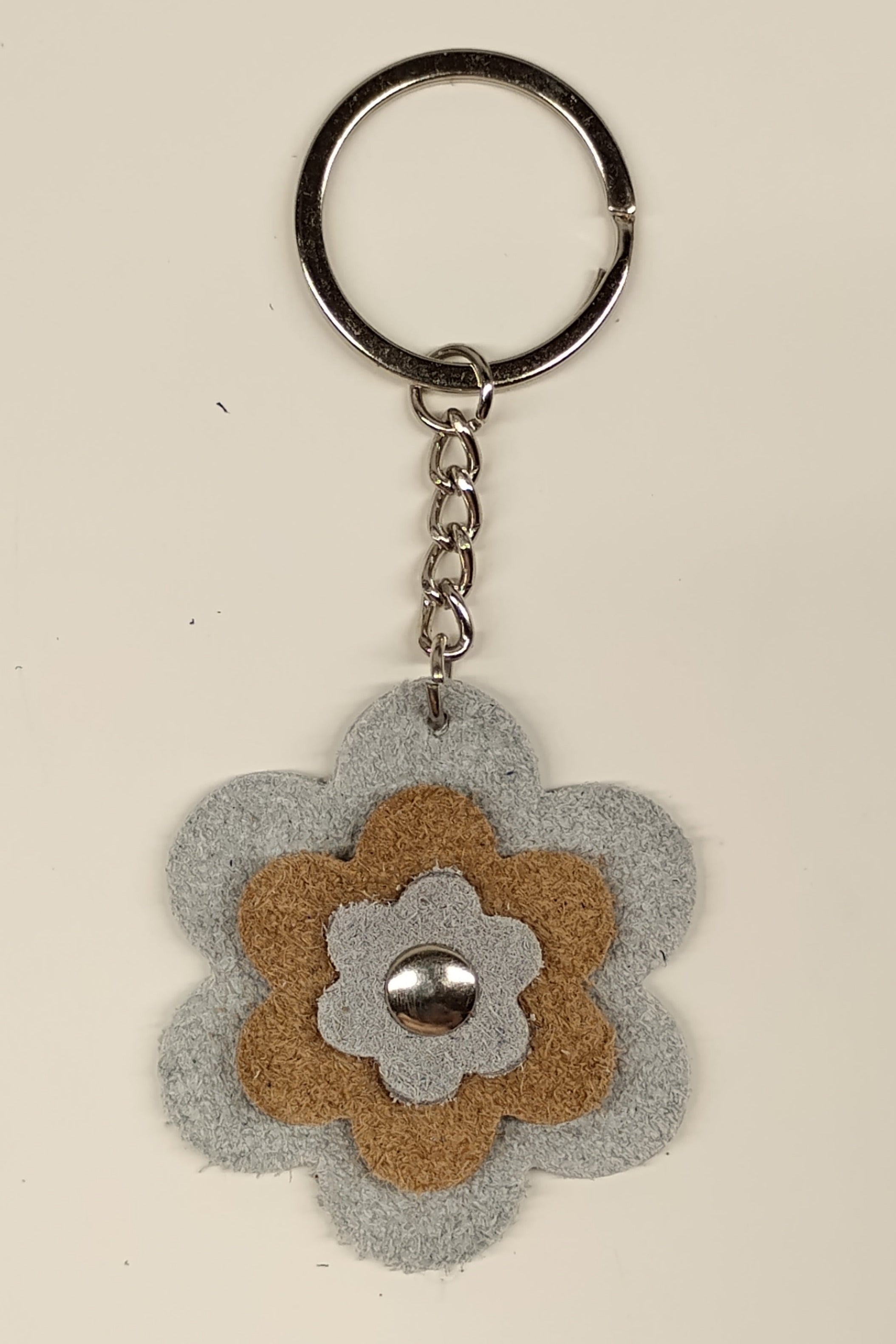 Porte-clés fleur Azur