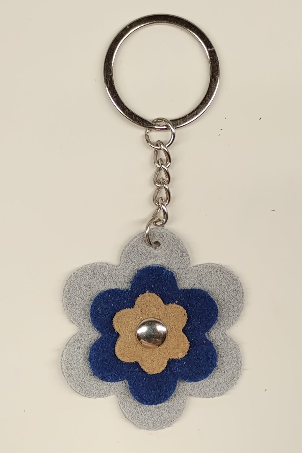 Porte-clés fleur Azur