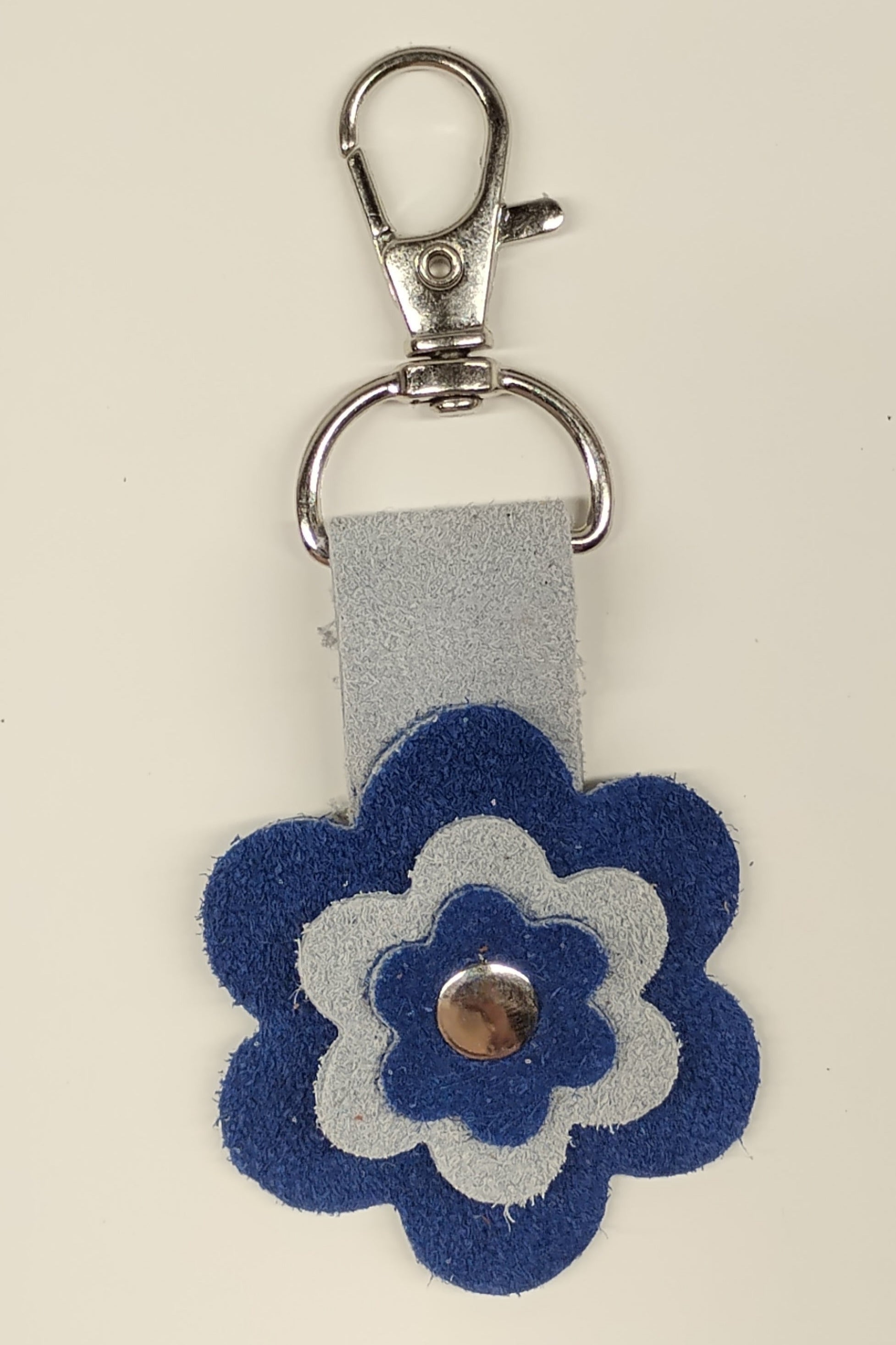 Porte-clés fleur Azur