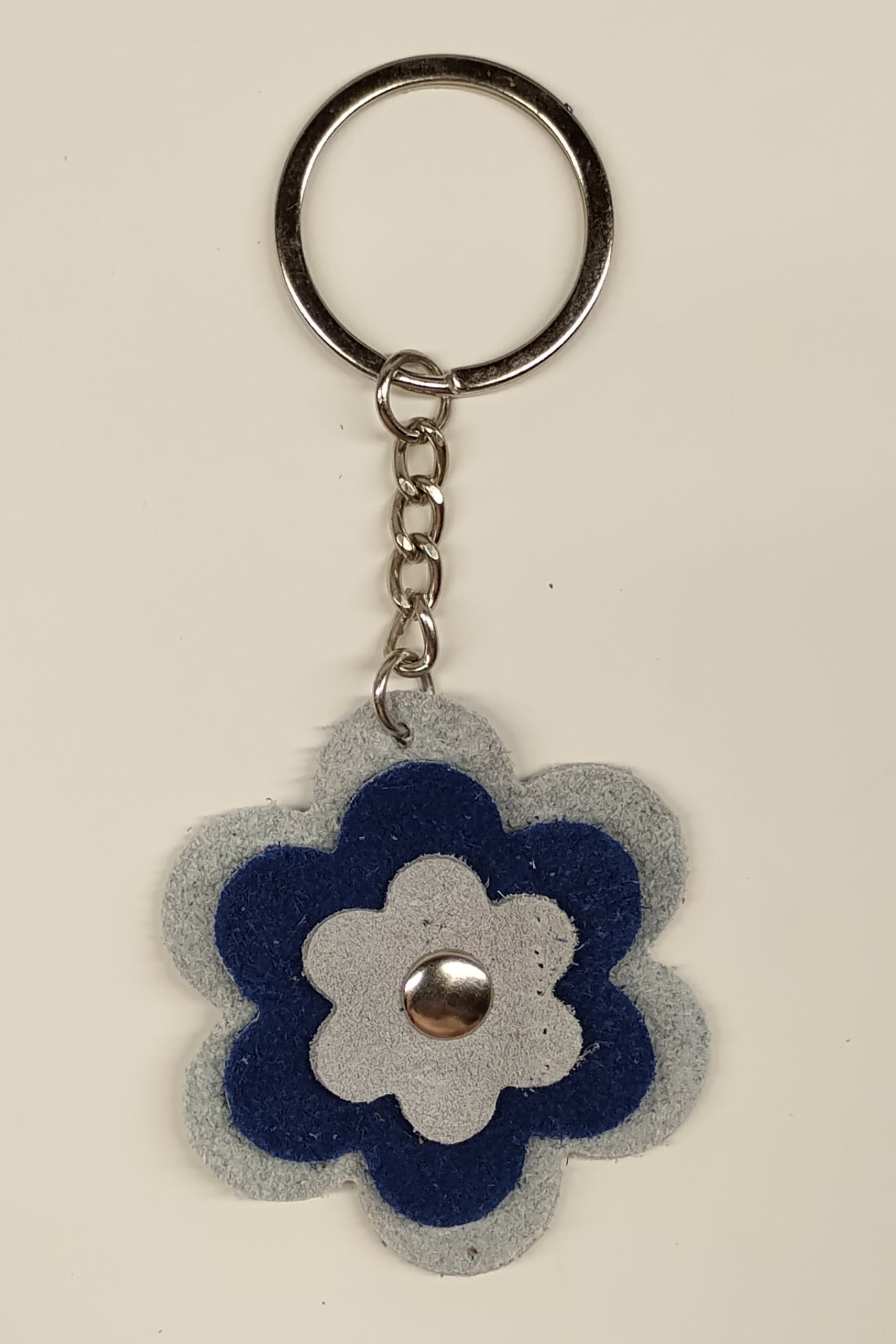 Porte-clés fleur Azur