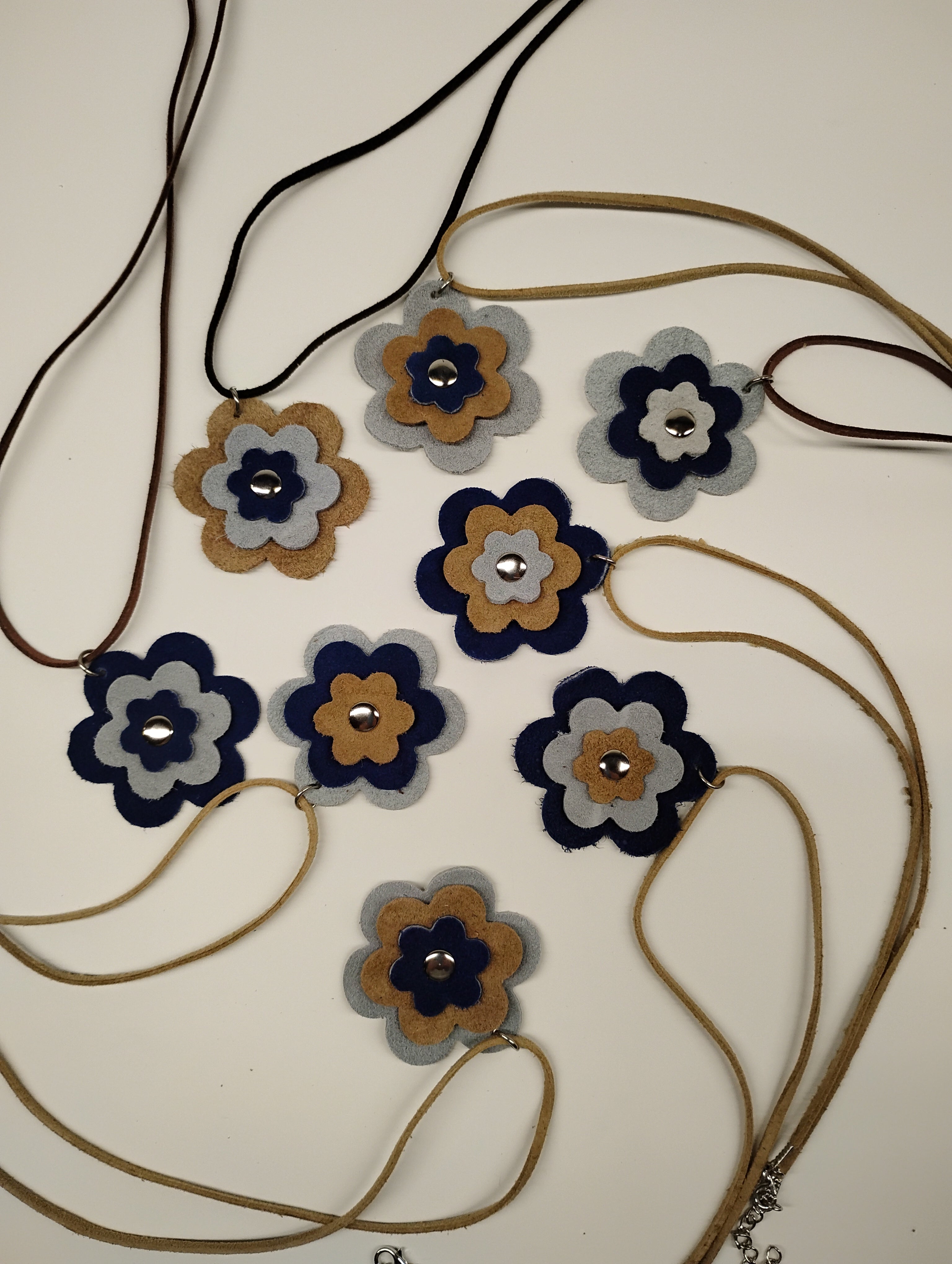 Collier fleur Azur