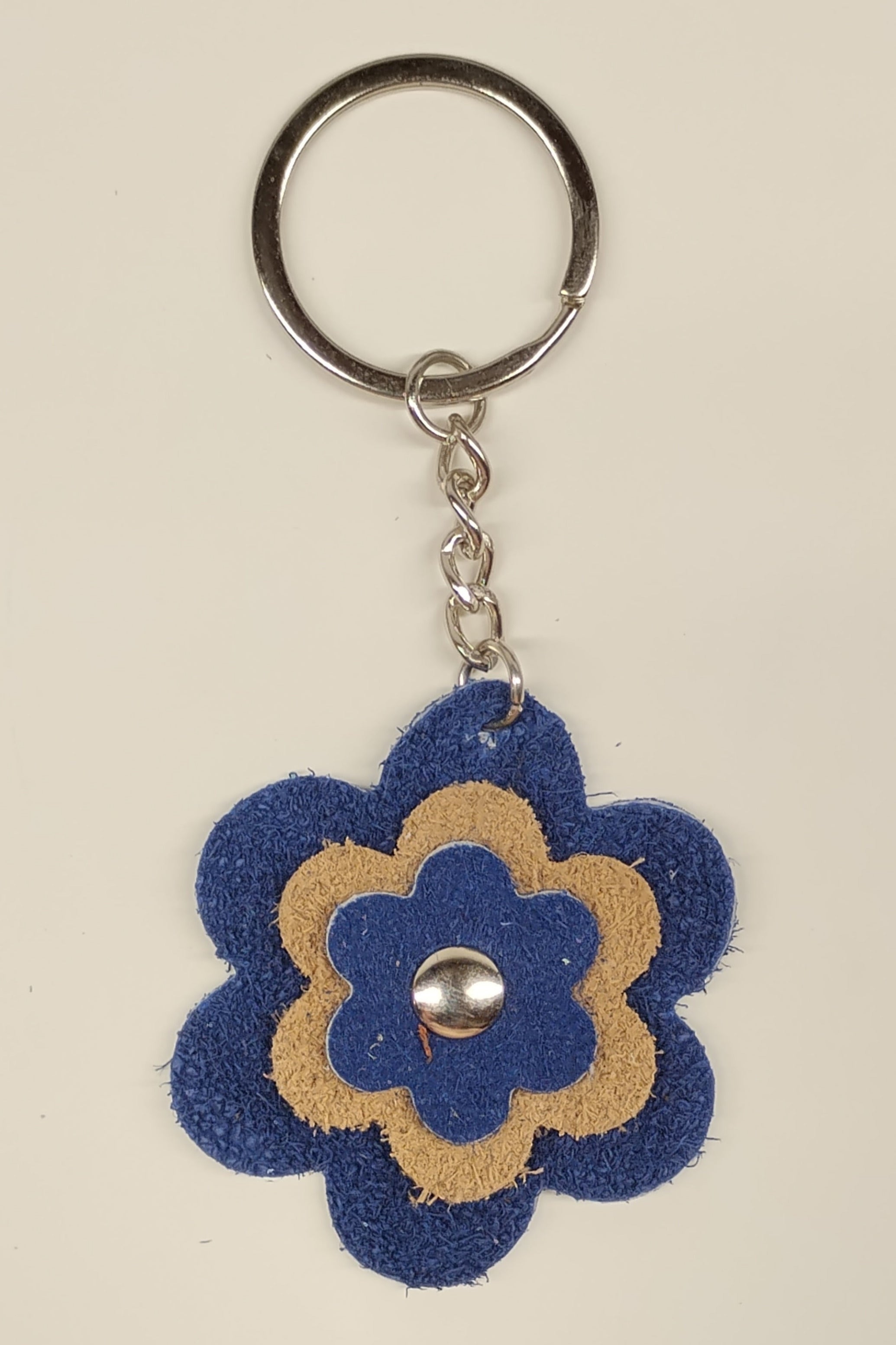 Porte-clés fleur Azur